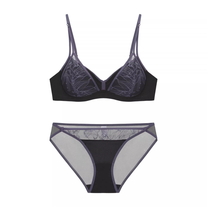 Women French Lace Non Padded B - đánh giá và giá Bralette Wireless Soft
