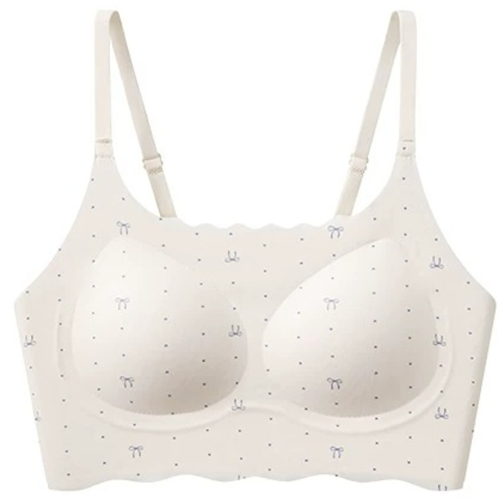 Hot Sale Cute Floral Bow Teen  - đánh giá và giá Bralette Wireless Soft