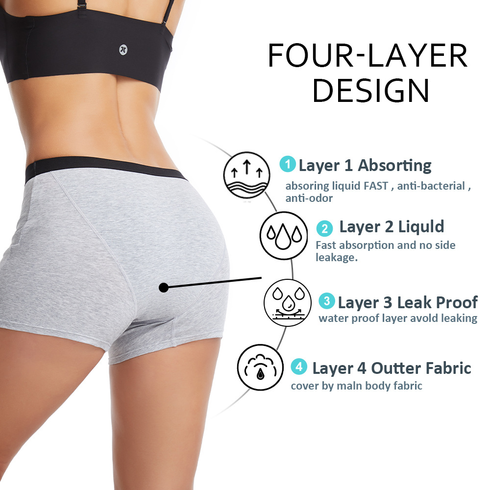 Women's 4-Layer Leakproof Peri - đánh giá và giá Period Panty Absorbent