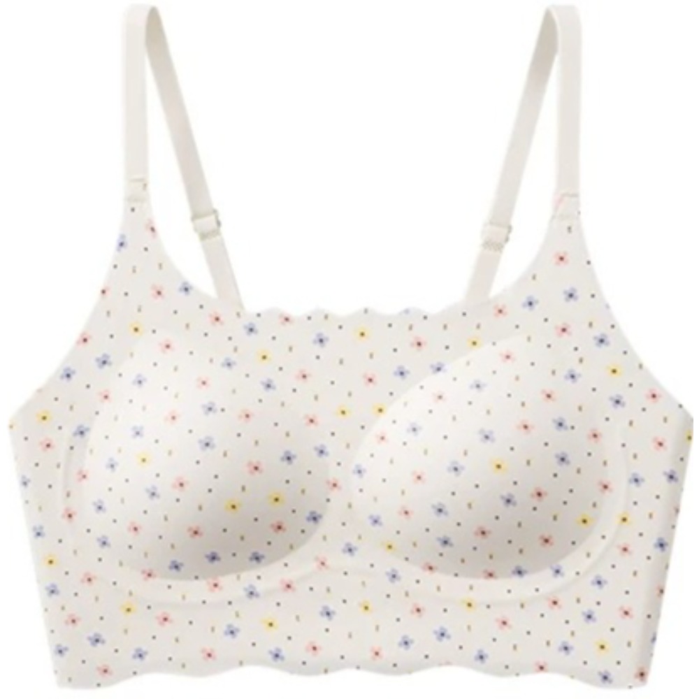 Cute Floral Bow Teen Girls Pub - đánh giá và giá Bralette Wireless Soft